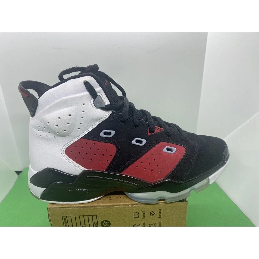 Nike Jordan Black Carmine White Grade School DM1159-006 Shoes Sz 6.5Y- Women's 8